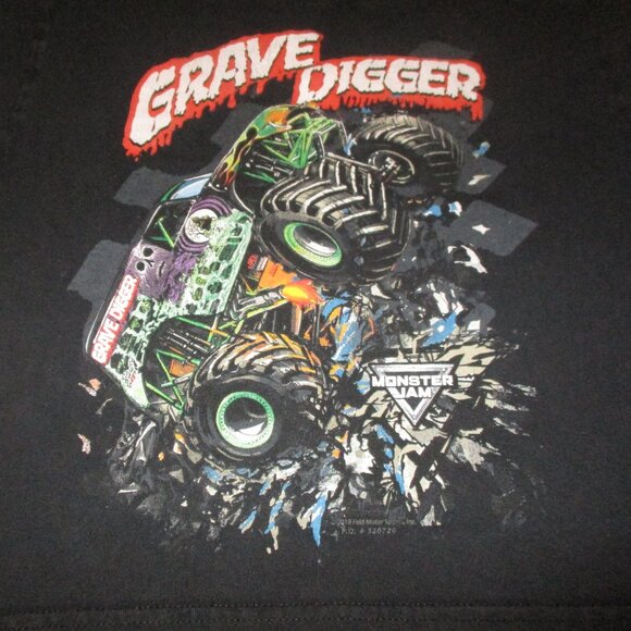 Grave Digger Kids T-Shirt XS 6-6X  Monster Jam - Picture 1 of 5